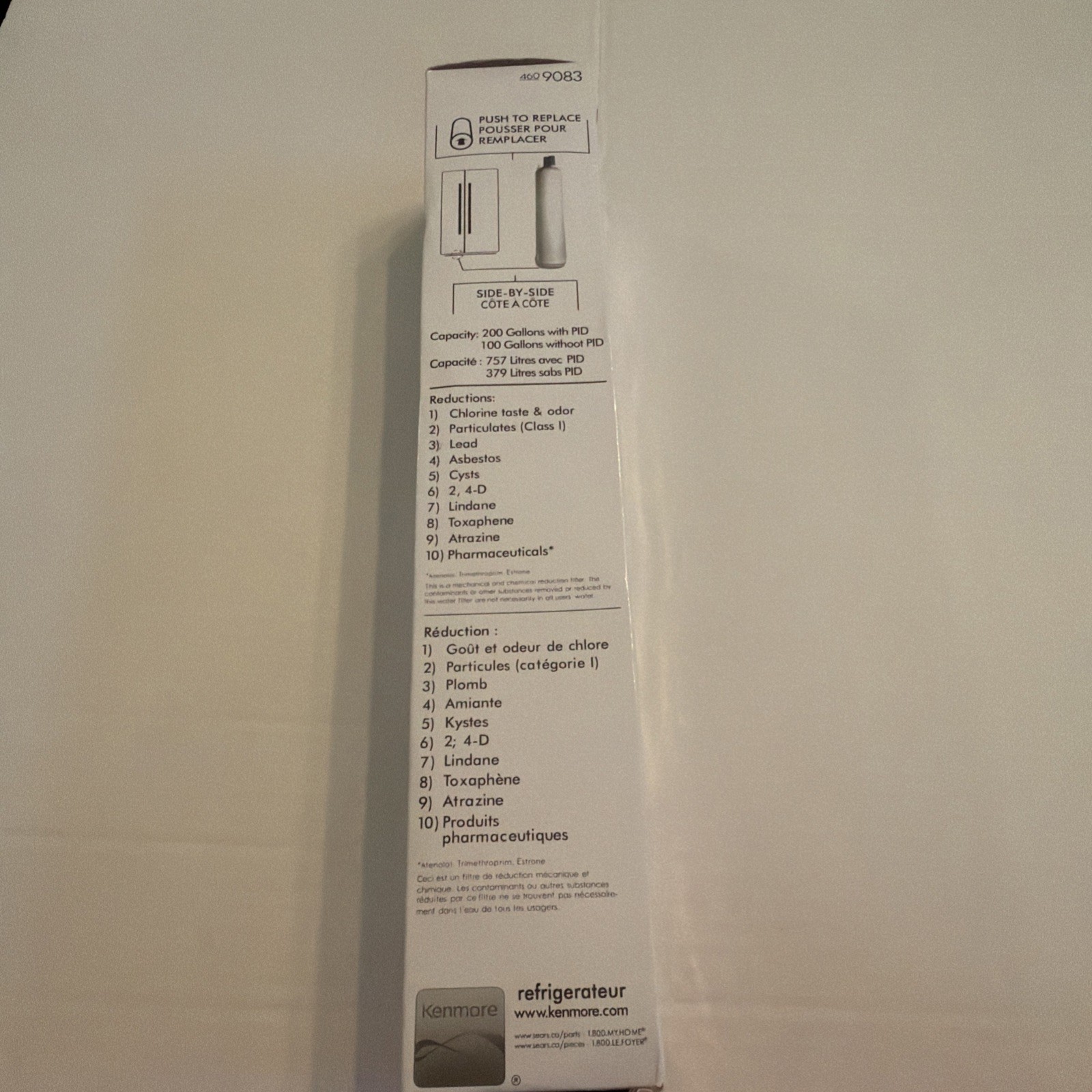 Genuine OEM 9083 Kenmore 4609083 Replacement Refrigerator Water Filter 4609030