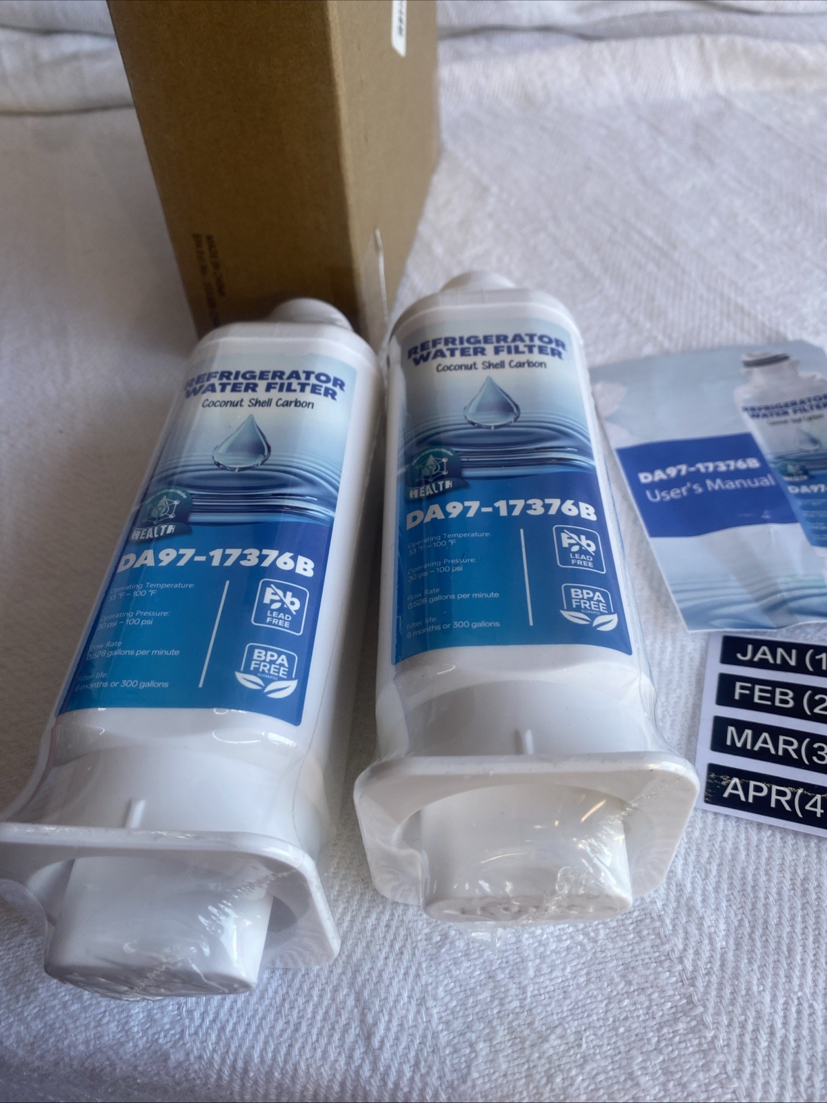 DA97-17376B refrigerator water filter,fit compatible with LG refrigerator mod.2x