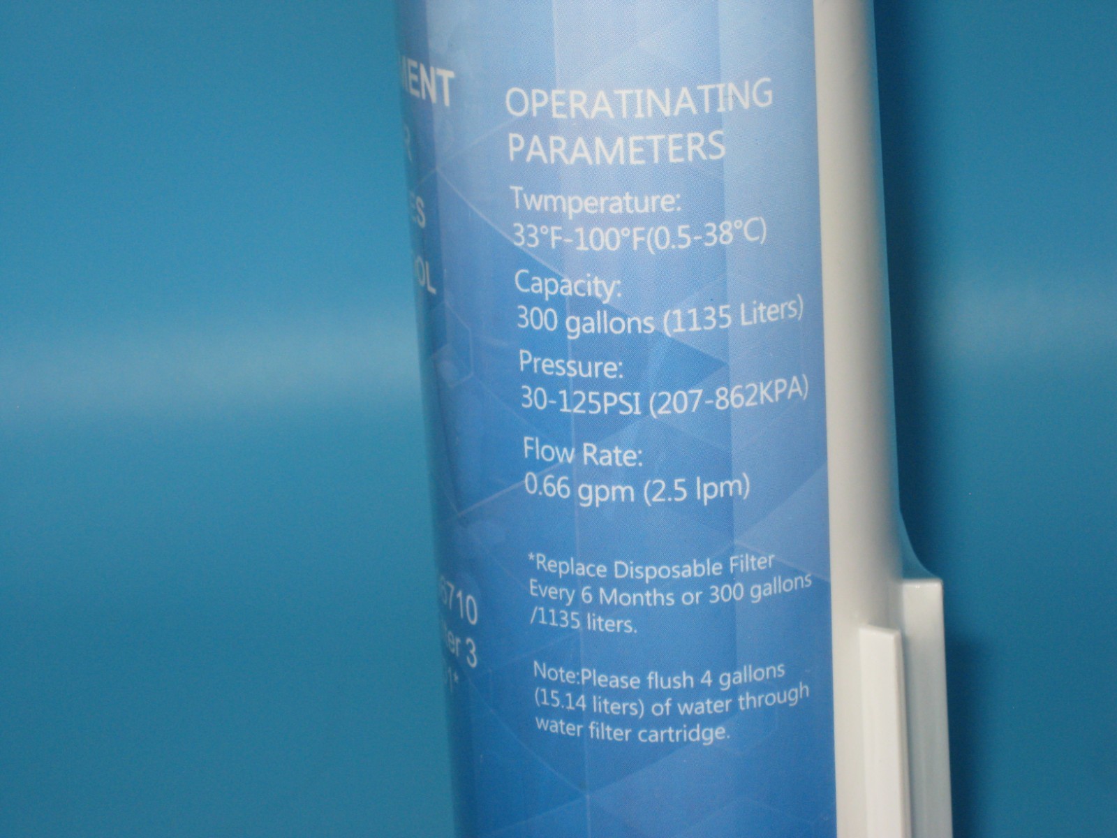 NISP Waten H20 Replacement Filter For 4396841 *4396710 Filter 3 EDR3RXD1 NEW