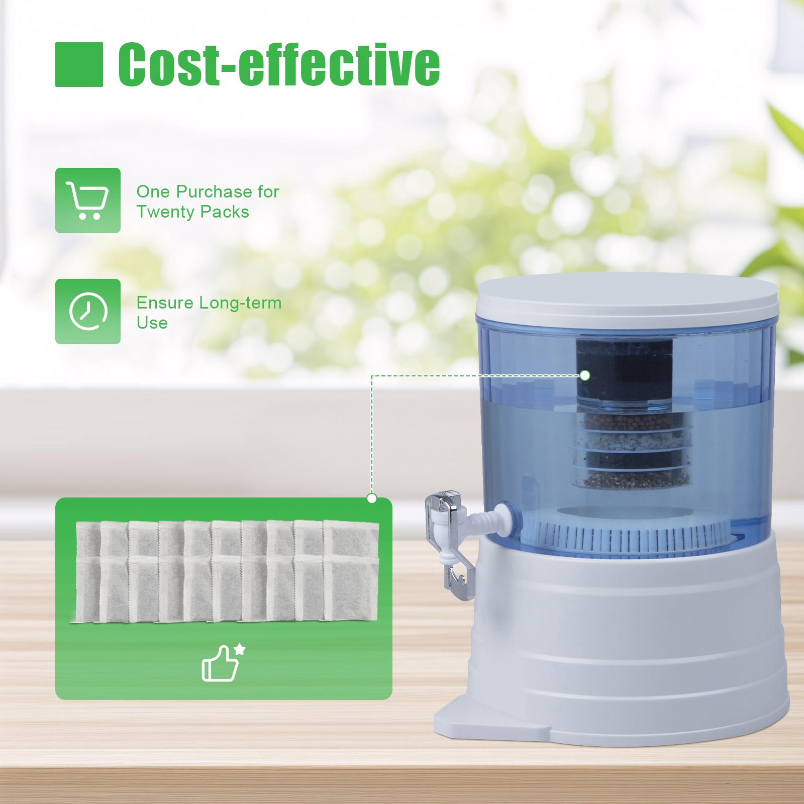 20 Bags Distiller Carbon Filters Activated Carbon Filter For Water Purification