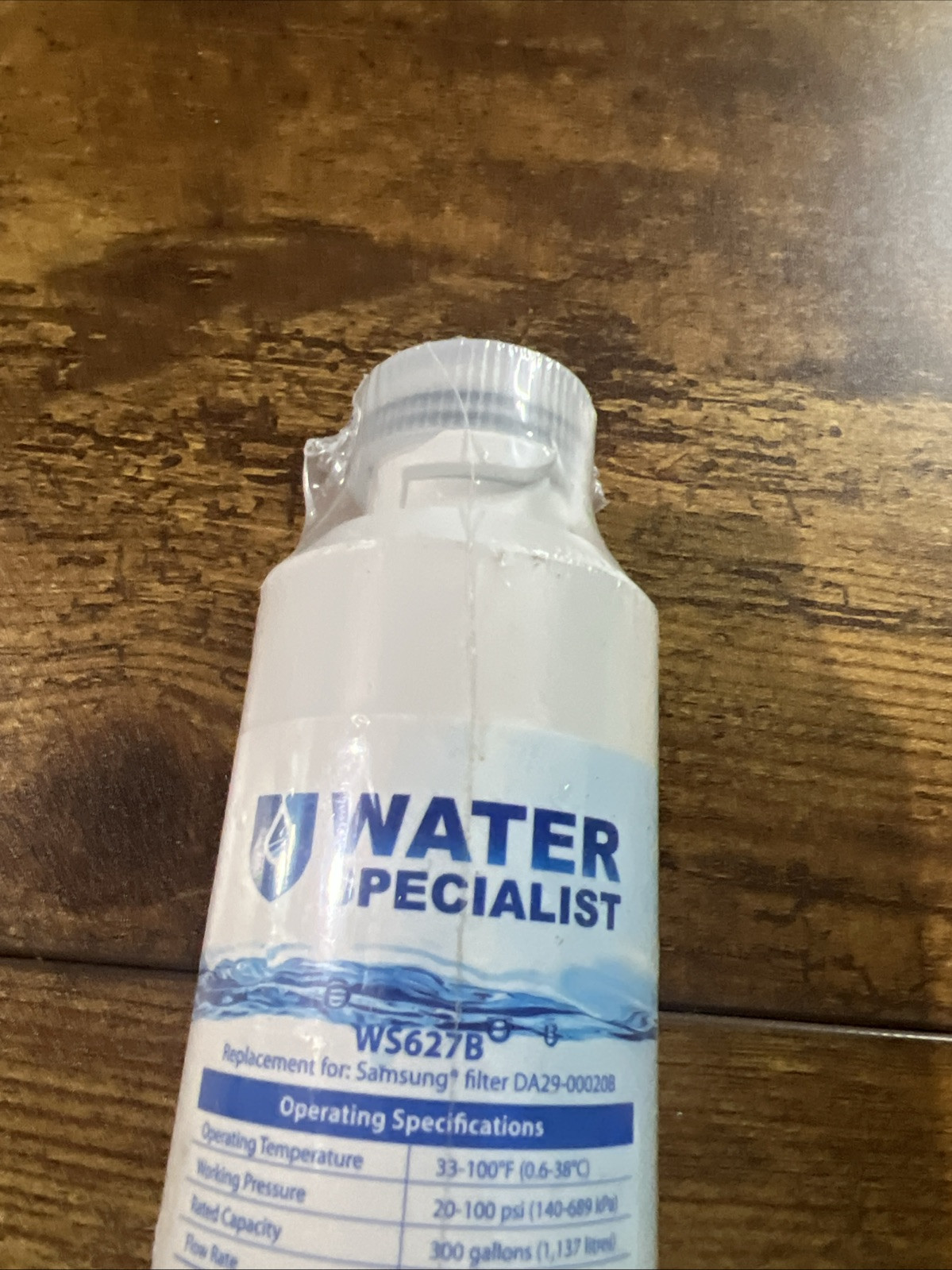 Water Specialist WS627B Water Filter, Replacement For Samsung DA29-00020B