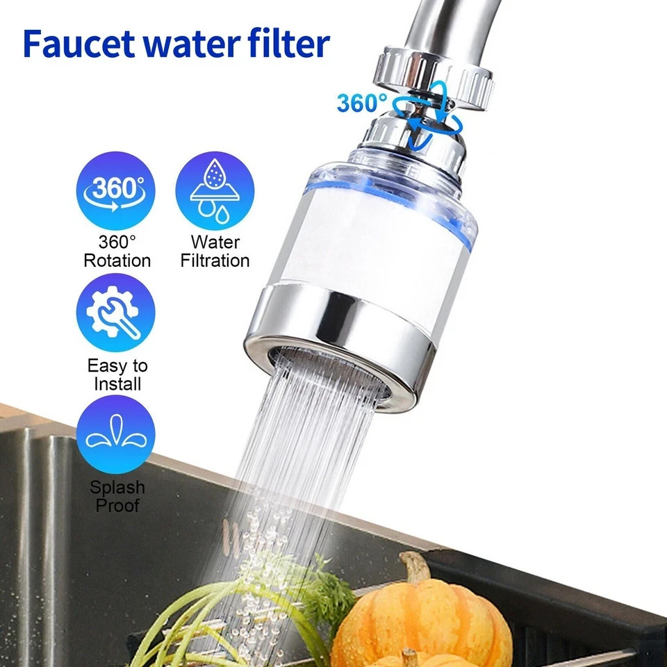 Kitchen Faucet Water Filter Purifier PP Cotton Cartridge for Chlorine & Metal