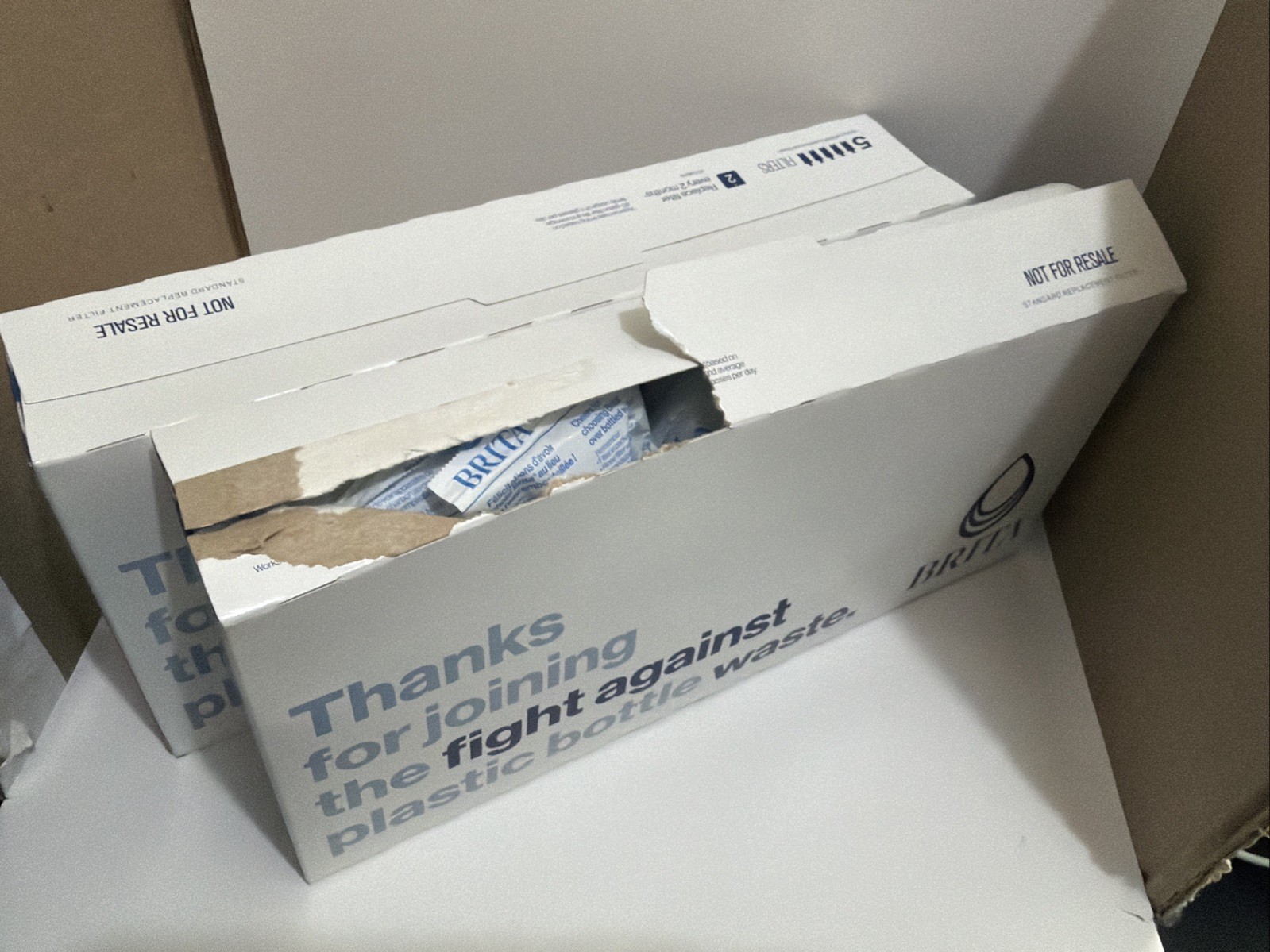 Brita Replacement Water Filters, 10 pieces Box Damaged!