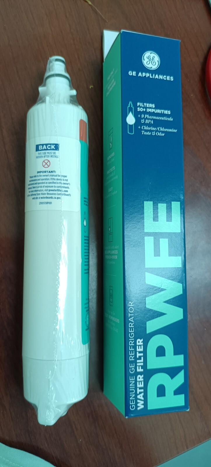 GE RPWFE Refrigerator Water Filter Household Fridge Cartridge Filter Ho（No chip)