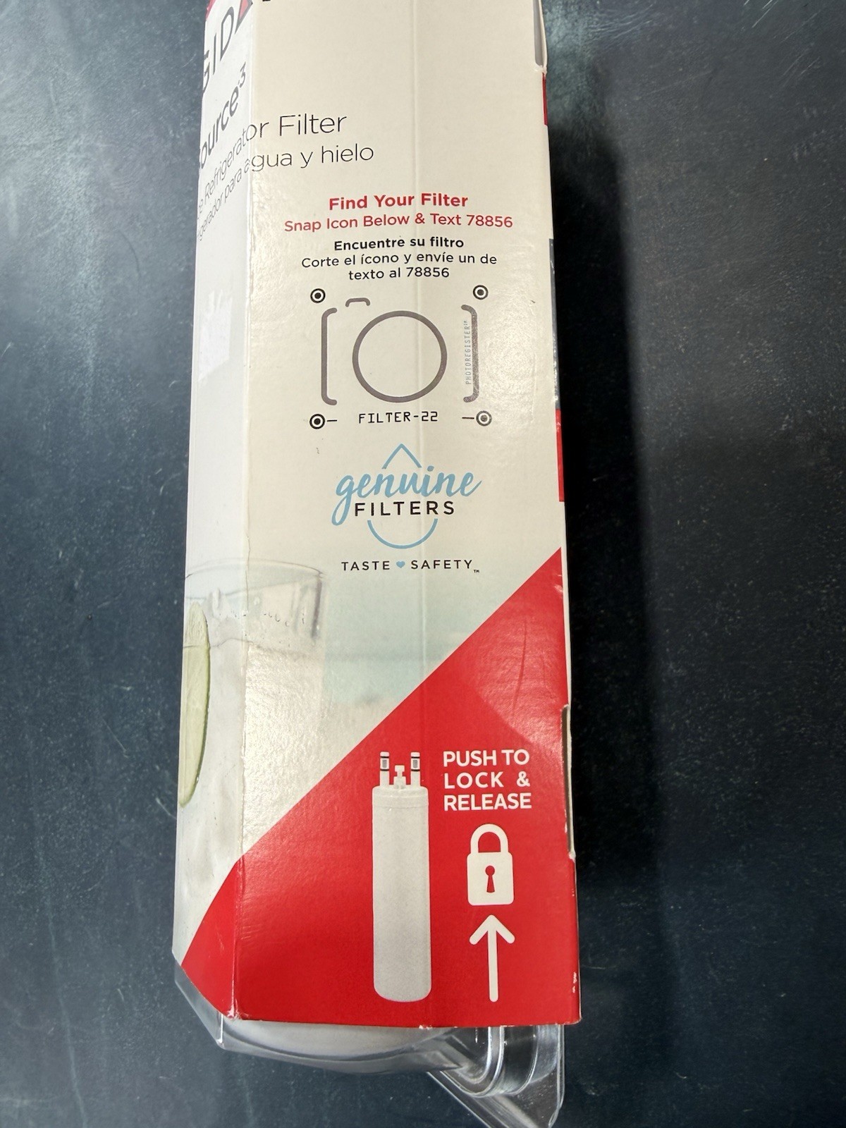 WF3CB Frigidaire Refrigerator Water Filter for Water and Ice, 200 Gallons
