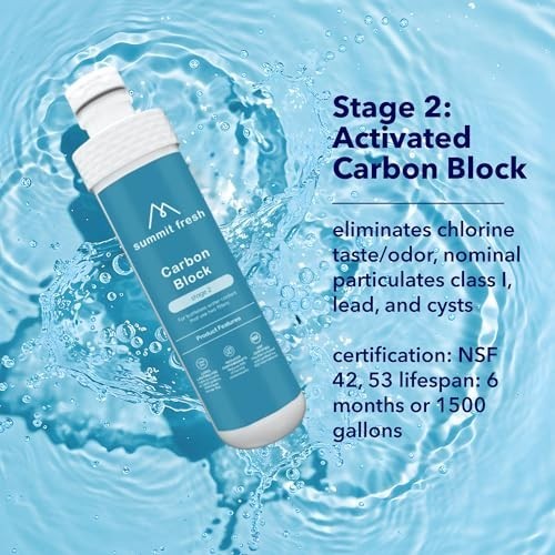 Replacement Water Filter Set for Avalon Bottleless Coolers – NSF Certified, 1500