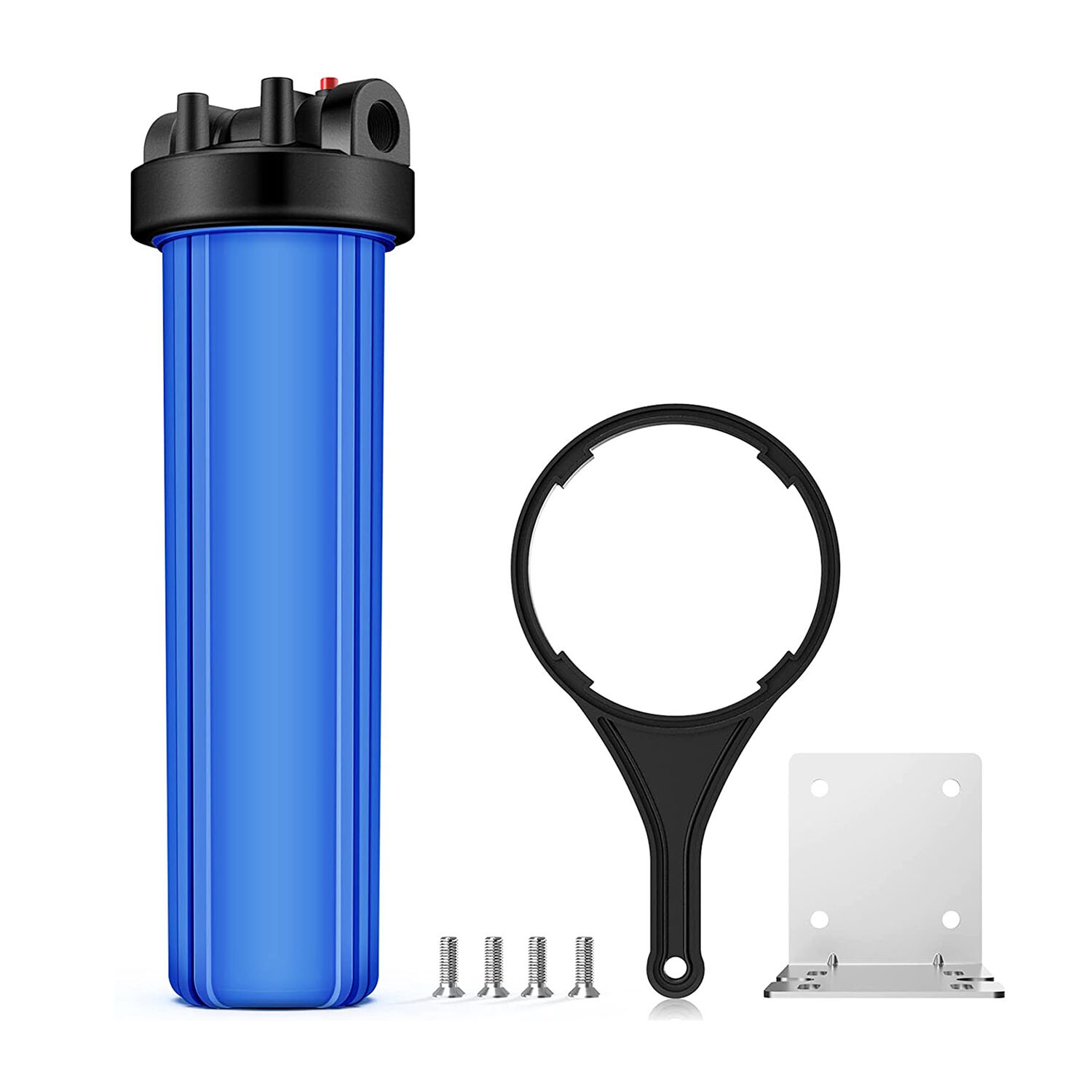 SimPure 2Pack 20 Inch Whole House Water Filter Housing Fit 4.5″ x 20″ Filters