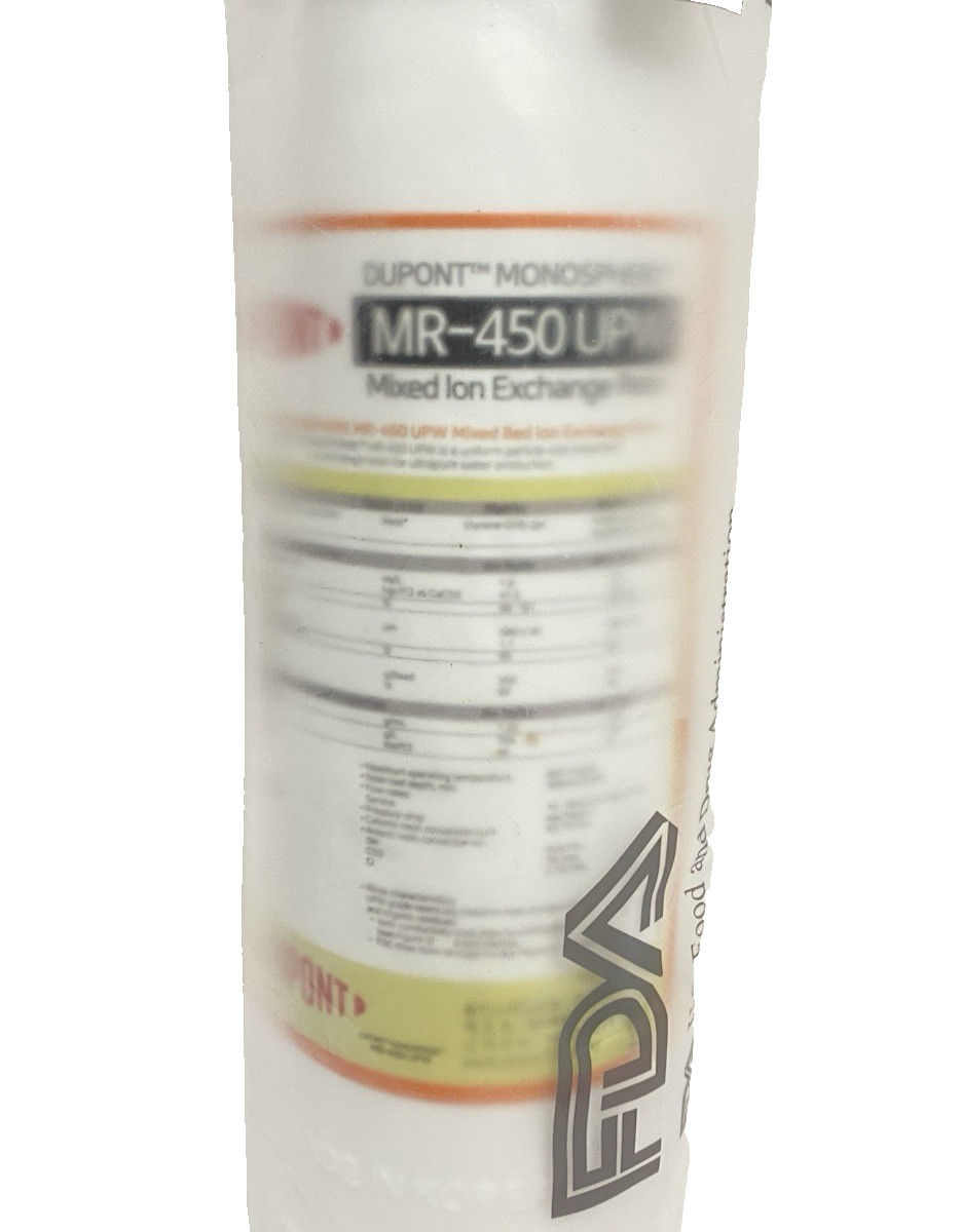 Filtertech DUPONT MR-450 UPW Ultrapure Water Ion Exchange Resin Filter