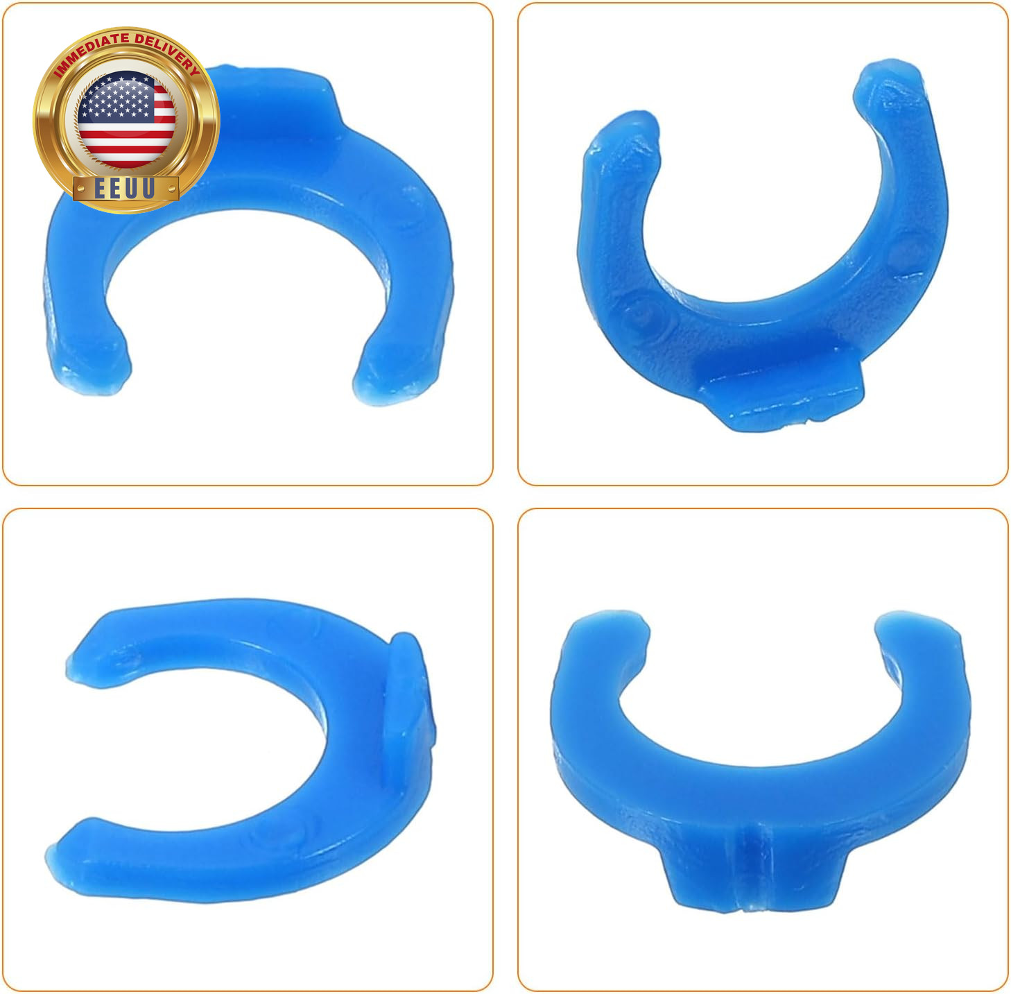50Pcs 1/4 Inch Locking Clip for RO Water Filtration Systems Tube Quick Connect L